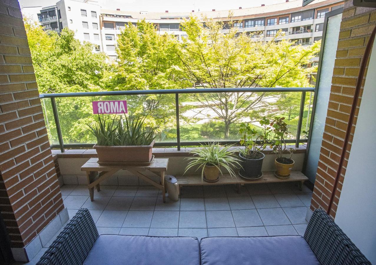 Un Jardin En La Ciudad Gran Piso Y Super Terraza En El Centro By Apartamentos Logroño Exteriör bild