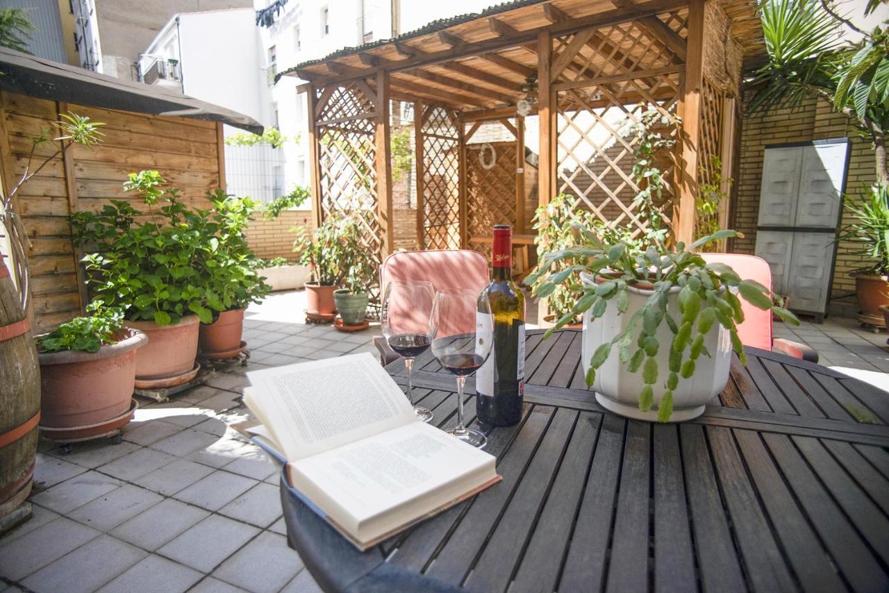Un Jardin En La Ciudad Gran Piso Y Super Terraza En El Centro By Apartamentos Logroño Exteriör bild